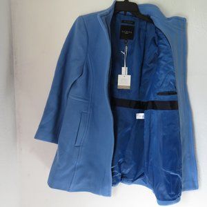 Talbots Albury Italian Wool Blend Stadium Coat Blue 14P NWT